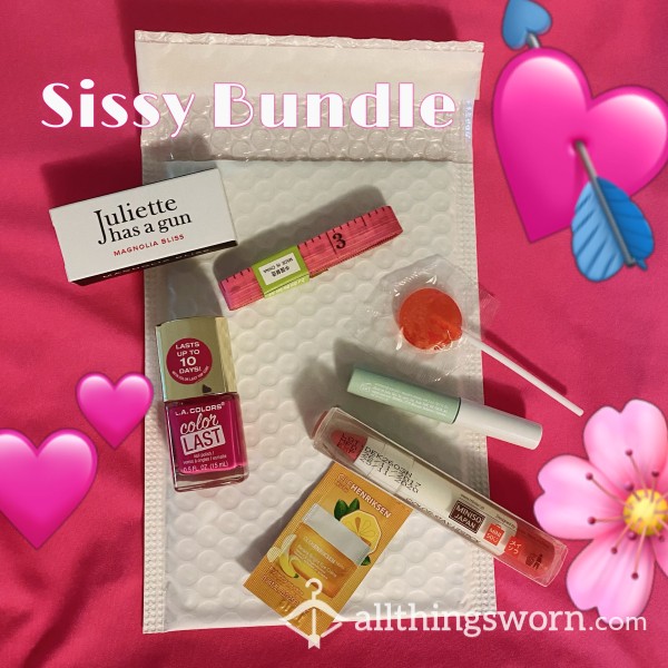 Girly Sissy Bundle • Makeup, Perfume, Sweets, And Instructions 🌸💕💘