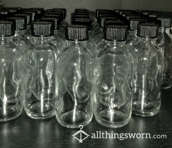 Glass 2 Oz. Bottles (screw Top)