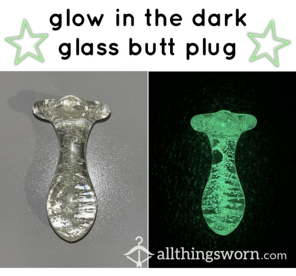 Glass Glow In The Dark Butt Plug⭐️