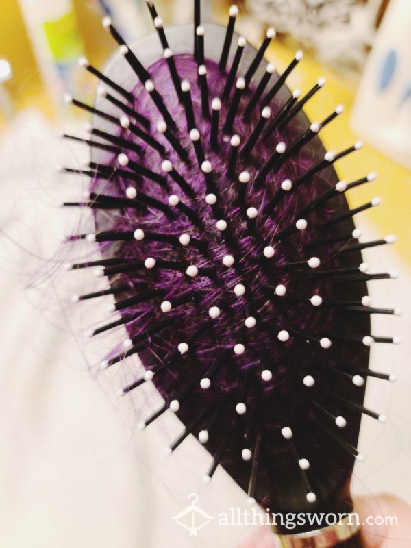 Purple Hairbrush