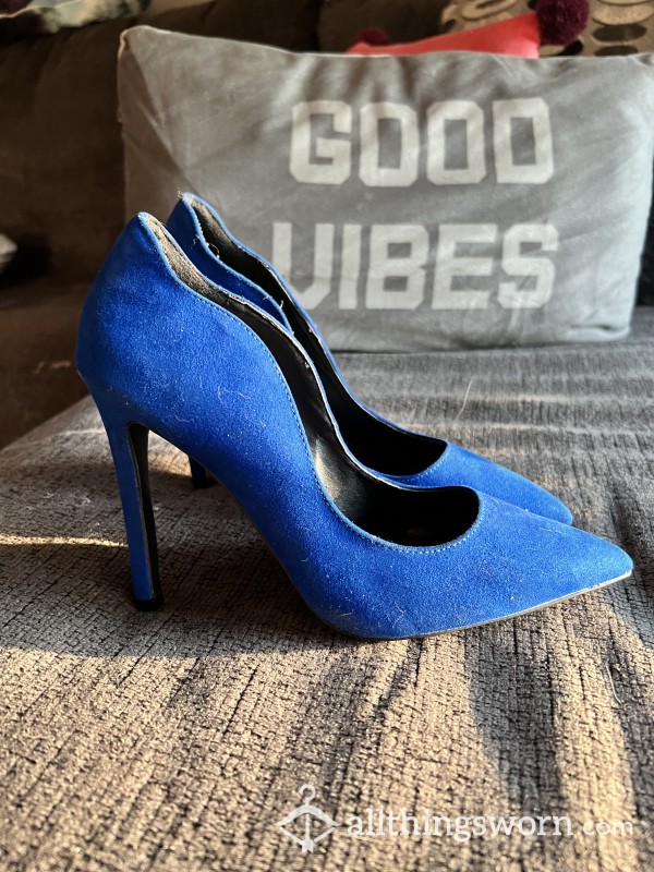 Gorgeous Radiant Blue High Heels