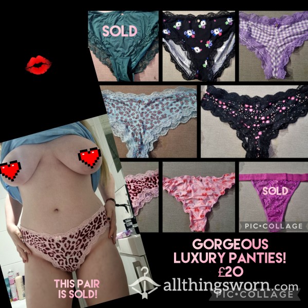 💋💜 Gorgeous Selection Of Luxury Panties! 💜💋