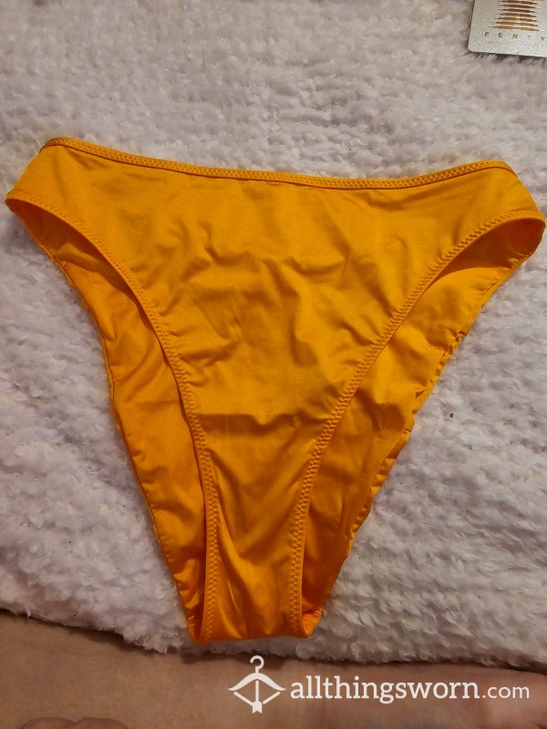 Gorgeous Swim Material Orangies Panties (size 10)