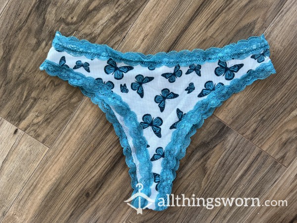 Gorgeous Turquoise Butterfly Panties🦋