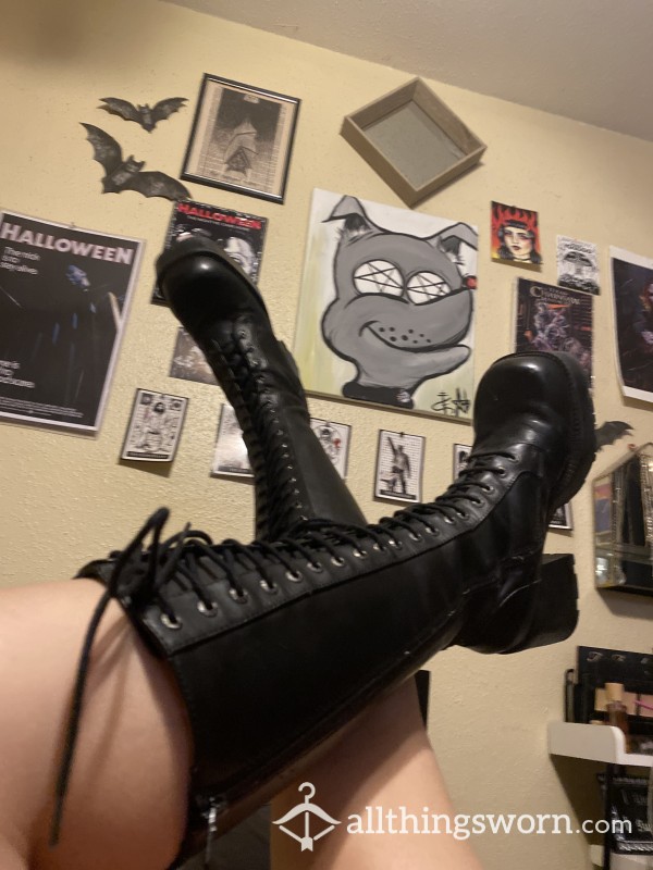 Goth Dominatrix Boots