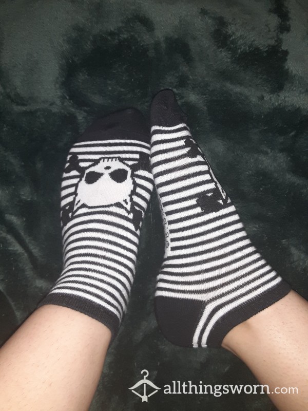 Goth Kitty Anime Socks