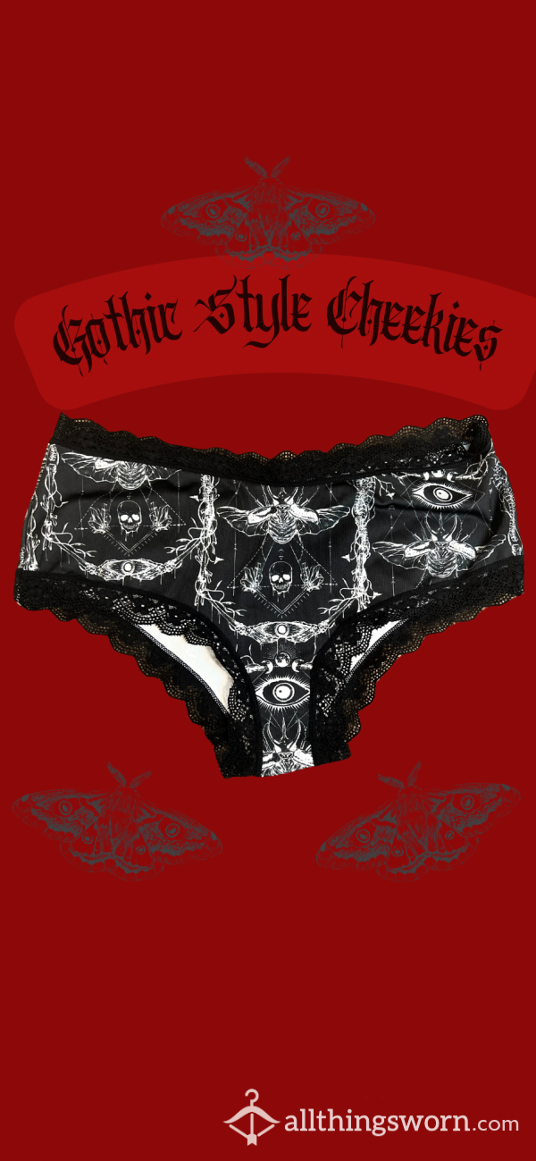 * SOLD *Goth Style Cheeky Panty