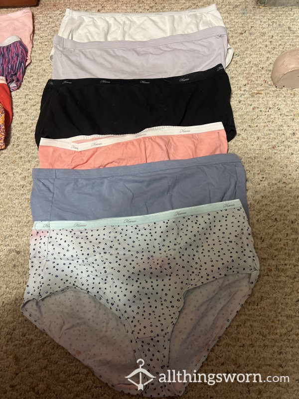 Grannypanties Cotton Pick Your Color Comes With 7 Day Wear