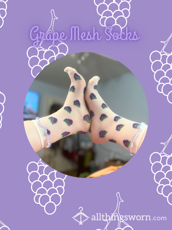 Grape Mesh Socks 🍇
