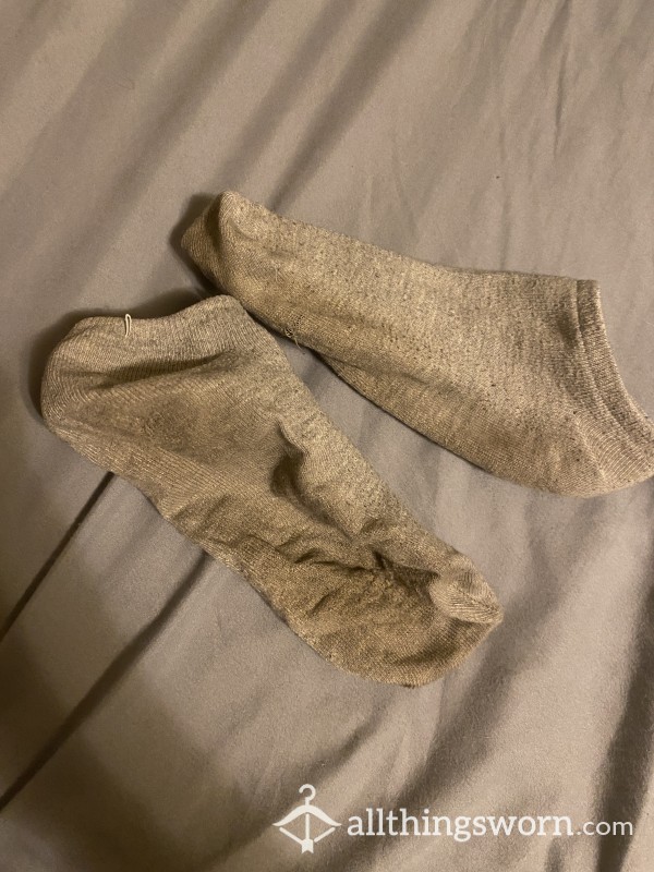 Gray Ankle Socks - 3 Day Wear