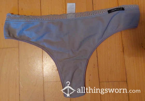 Gray Cotton Panties For €20/3 Days Wear