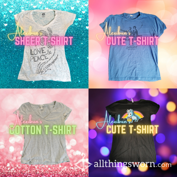 Cute Shirts Worn By Alexibun - International Shipping Included!