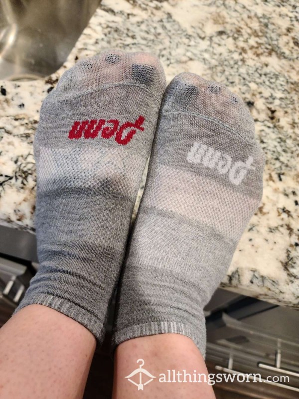 Gray Mismatched Socks