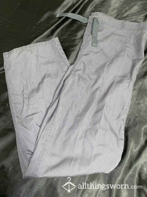 Gray Size Small Scrub Pants