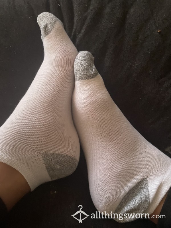 Gray Toe/Heel Socks