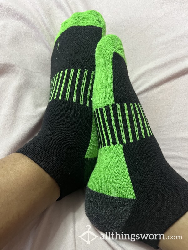 Green And Black Socks