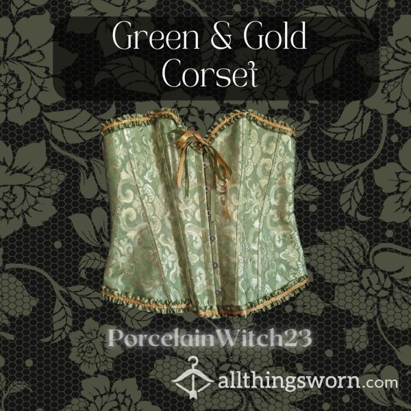 Green And Gold Corset
