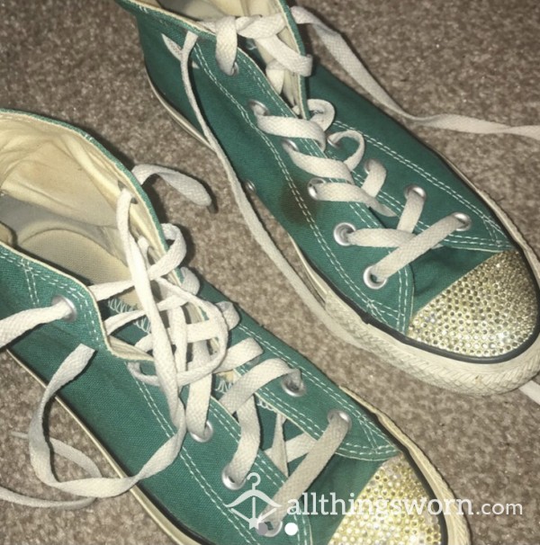 Green Boots Converse