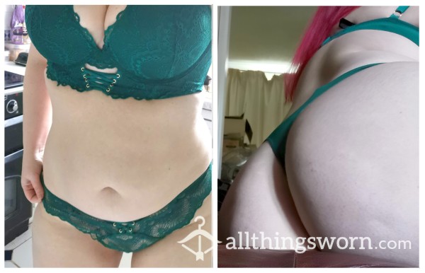 Green Bra And Panties For Sissie& Good Boys