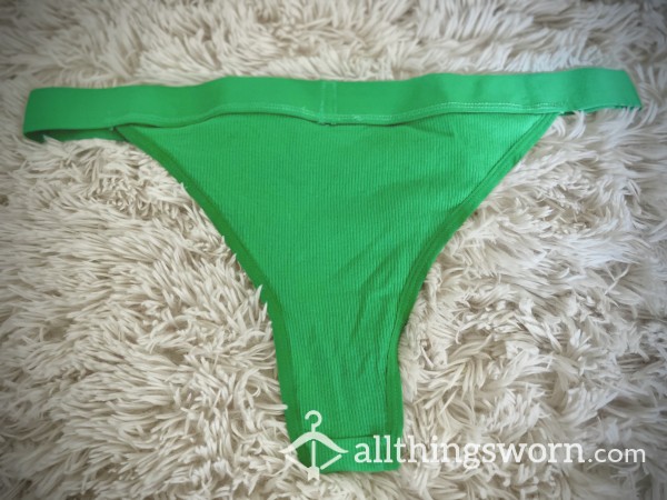 Green Cotton Thongs $30aud