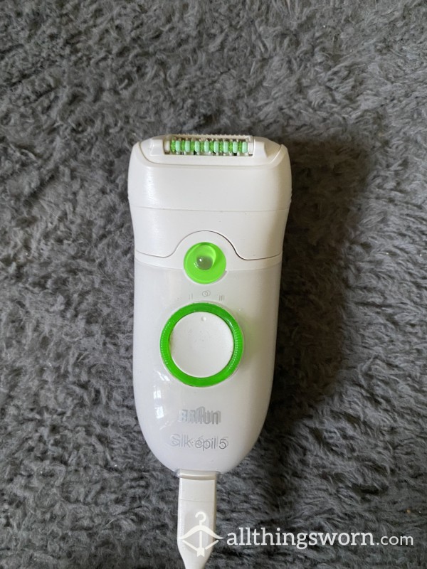Green Electric Epilator And Shaver
