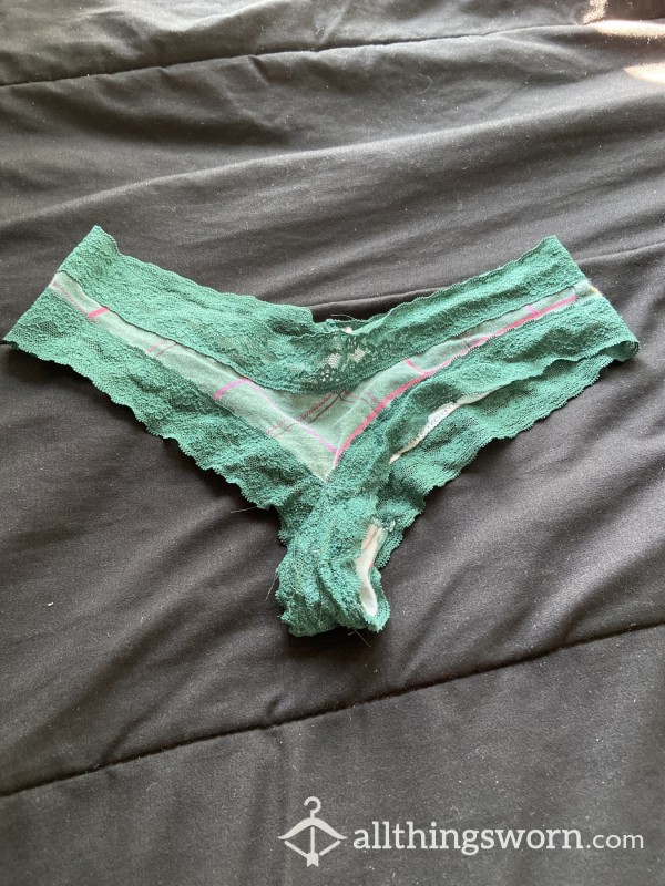 Green Lacey Vs Panties