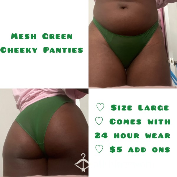 Green Mesh Undies