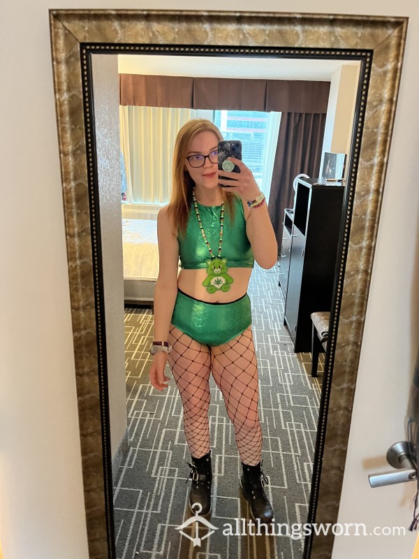 Green Rave Outfit