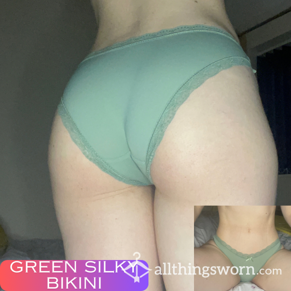 Green Silky Bikini 💚