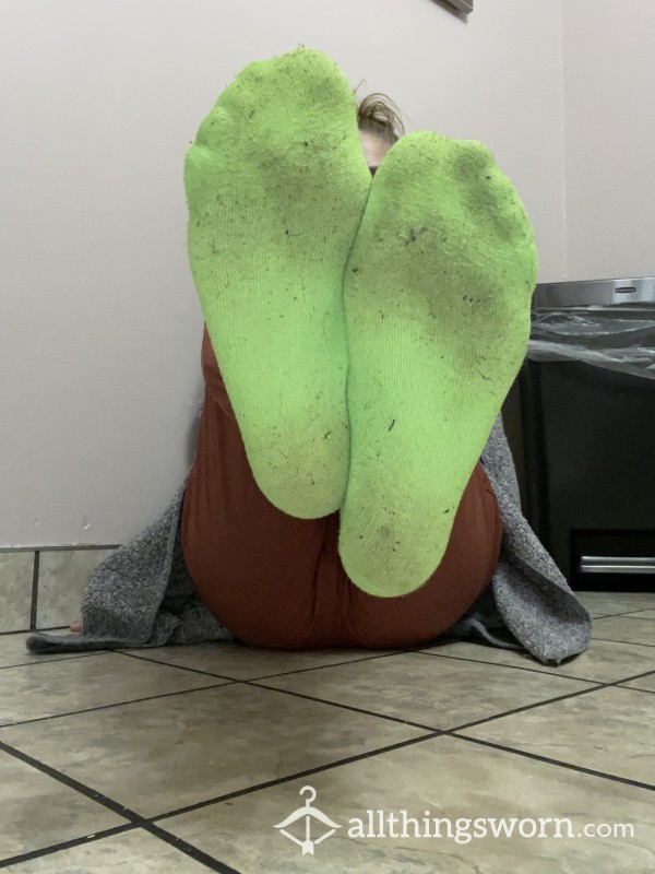 Green Smelly Nurse Socks