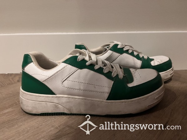 Green White Sneakers