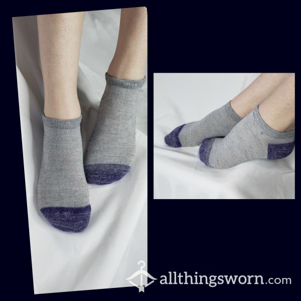 Grey And Purple Ankle
