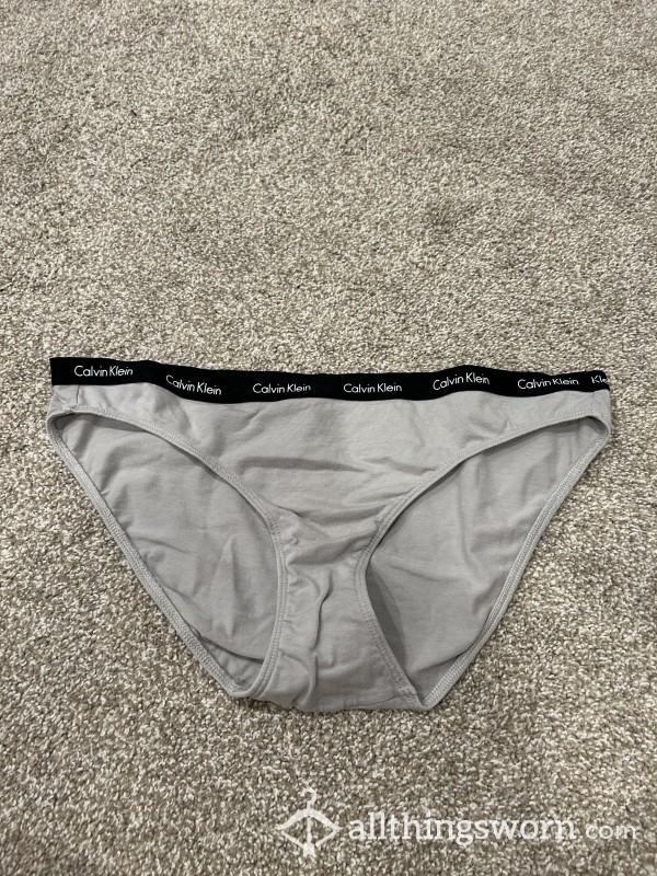 Grey Calvin Klein Bikini Style Panties