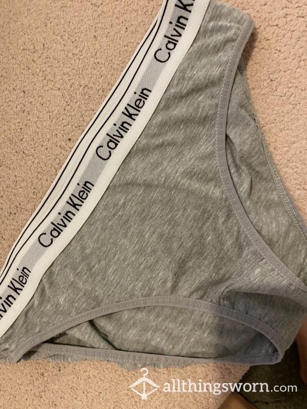 Grey Calvin Panties