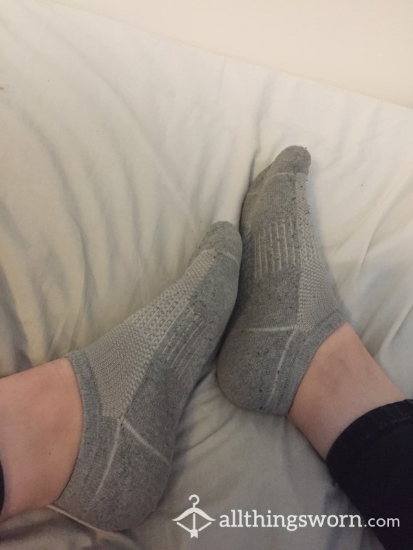 Grey Converse Branded Sports Socks!