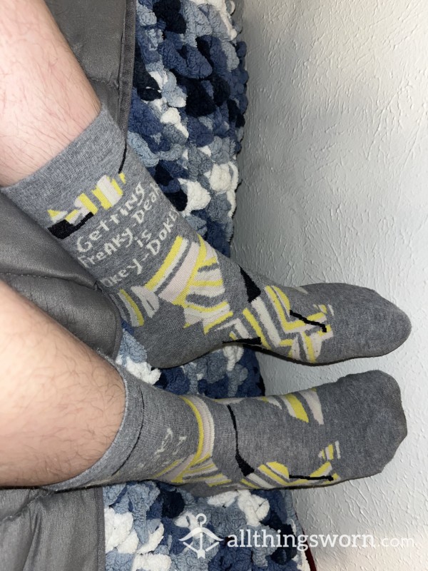 Grey Funky Socks