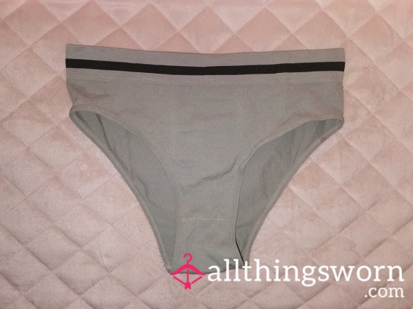 Grey Gym Panties (fits UK 8/10/12)