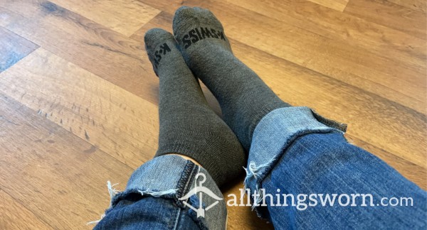 Grey K•Swiss Ankle Socks