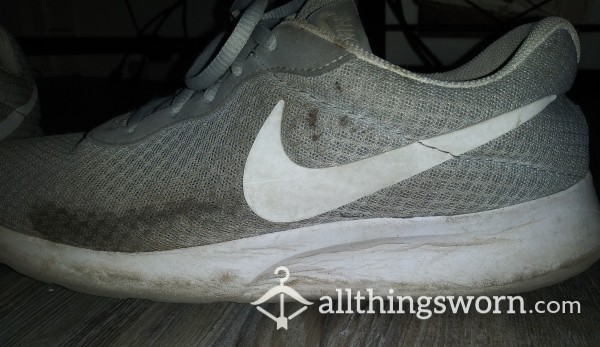 Grey Nikes Used Everyday(Never Washed) Size 11W