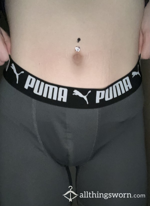 Grey Puma Boxer Sleep/ Gym Shorts