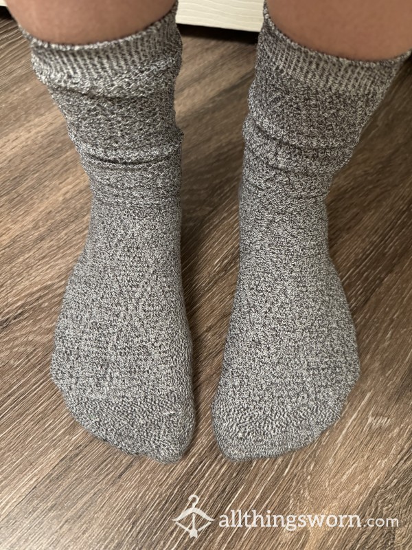 Grey Size 6 Nurse Socks 🧦