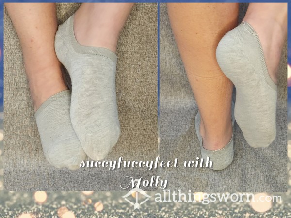 Grey Snug Footie Socks - A Snuggly Little Treat