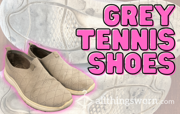 GREY TENNIS SHOES