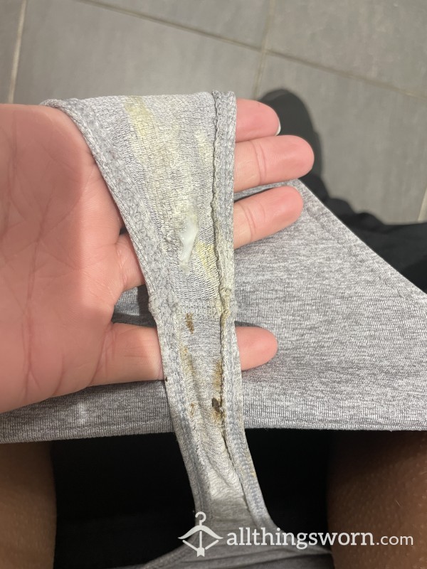 Grey Thong- Wearing Now, Second Day