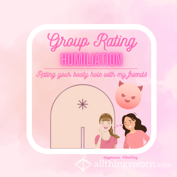 👥 Group Humiliation Booty Hole Rating😈 #SirenSong