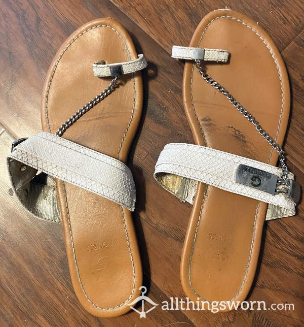 Guess Sandals-Extra Worn!