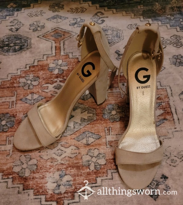 Guess Size 8 Nude Heels