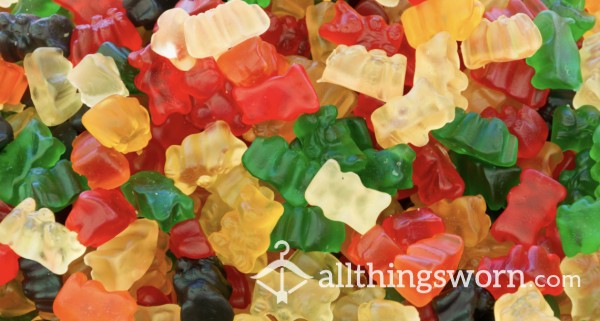 Gummy Bears….customised 💦 🍋 🤤 🍆