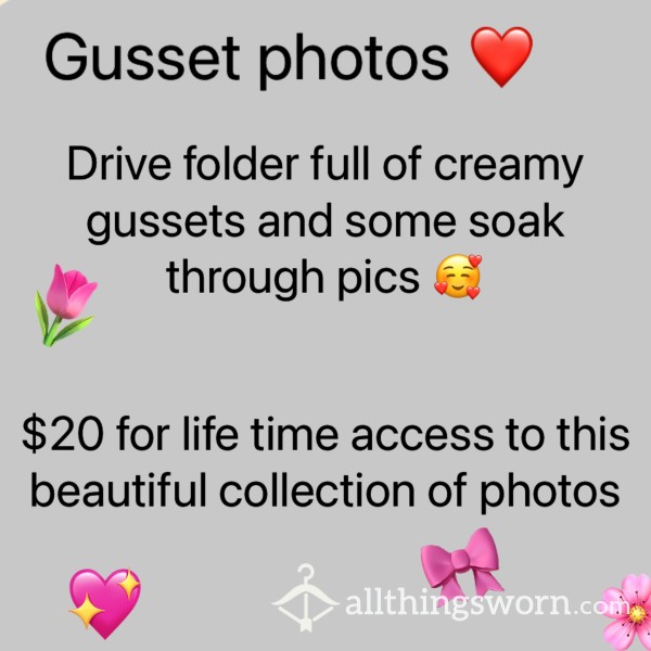 Gusset Photos 😘