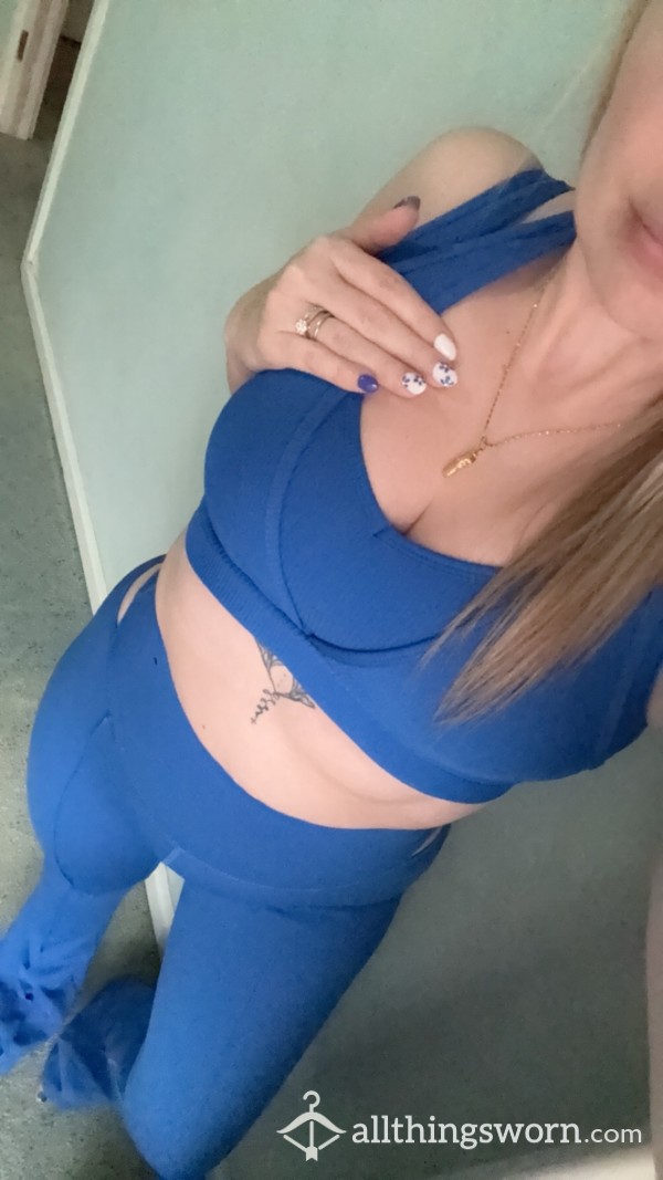 Gym Clothes Set Blue